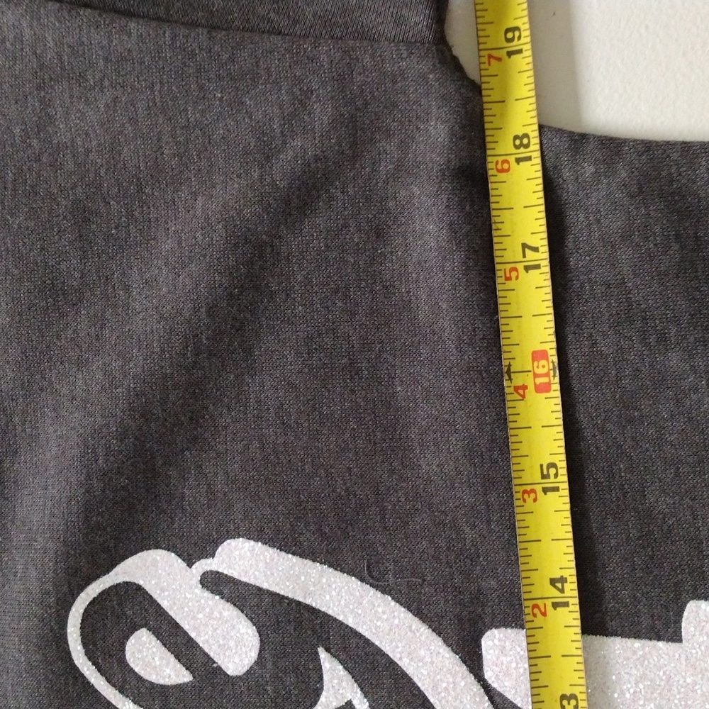 Justice Graphic Hoodie Glitter Branded Fleece. M(10) - Picture 13 of 15